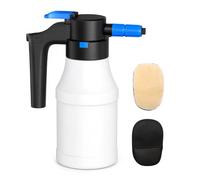 Pulverizador De Espuma Eléctrico De 1.5 L, Pulverizador De Jardín Eléctrico De Presión Portátil Recargable Usb, Par Guantes De Lavado Automático Para Limpieza Del Jardín,Coche Y Hogar
