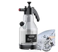 Pulverizador de espuma para manguera, pulverizador de espuma de 2 l, para coche, con cañón de espuma de nieve, cañón de espuma de coche, tapa de apertura lateral para lavado de coches