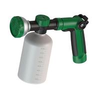 Pulverizador de extremo de manguera, boquilla de jardín de alta presión, botella de jabón de 500 ml, pistola pulverizadora multifunción con diseño de flores antiespalda para lavar árboles de césped