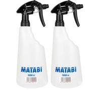 Pulverizador de Gatillo - Capacidad útil de 1L - Depósito Translúcido - Pulverizador con Base Ancha - Apto para Diferentes Usos - Ideal para Interiores, Terrazas y Balcones - Fabricado en España