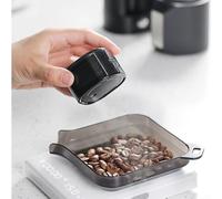 Pulverizador de granos de café eléctrico antiestático con nano-niebla, gran depósito de agua y diseño magnético para evitar grumos de molinillo (negro)