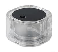 Pulverizador de granos de café eléctrico antiestático con tecnología de niebla para mejorar la molienda y el aroma del café, tanque de gran capacidad con base magnética (transparente)