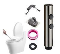 Pulverizador de inodoro de bidé de mano, rociador de bidé, bidé de ducha, bidé de pulverización de agua, bidé de baño de acero inoxidable, bidé de presión de agua ajustable, pulverizador de bidé de