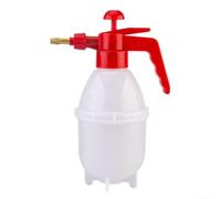 Pulverizador de jardín a presión de mano con boquilla de latón ajustable, botella de nebulización portátil para cuidado de flores y riego al aire libre, cobre PP PE (1,5 L)