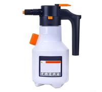 Pulverizador de lavado de coches de espuma eléctrica 2L Lavadora a presión portátil de mano con 8 bar para limpieza automática Mantenimiento del hogar (blanco)