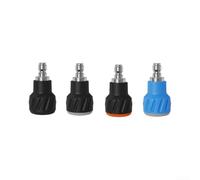 Pulverizador de limpieza de jardín de acero inoxidable 304 con protección de silicona, doble función turbo para limpieza de caminos, orificio de 0,30, 0,35, 0,40 mm, 65 mm (40°035)