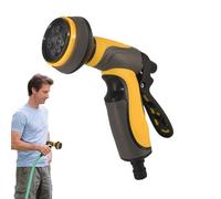 Pulverizador de manguera, 10 modos ajustables y antideslizantes como boquilla de limpieza, accesorios de pulverización para manguera de jardín, para ventanas, cocina, baño, así como plantas y riego
