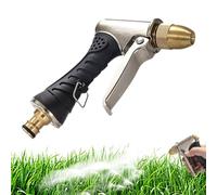 Pulverizador de manguera de jardín, boquilla giratoria antideslizante, pulverizador de agua eléctrico, hermético, antideslizante, múltiples modos de descarga de agua para limpieza de muebles de jardín
