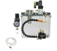 Pulverizador de niebla de aceite de la bomba del refrigerante del espray de la lubricación 3L para la máquina del CNC, flujo ajustable 2.5-575ml/min con la manguera flexible de 300m m, válvula