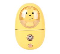 Pulverizador de Niebla Facial, Rociador Facial Portátil de 35 Ml de Cara, Humidificador de Cara Mini Ocular Recargable USB, Vaporizador de Vapor de Cara Mini Animal Lindo, (YELLOW)
