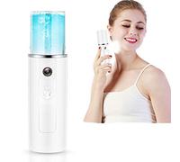Pulverizador de Niebla Hidratante Facial, 20 Ml USB Portátil Nano Spray De Atomización, Mini Nano Facial Mist Sprayer, para Hogar Oficina Exterior, para Belleza, Maquillaje