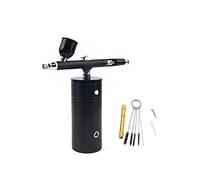 Pulverizador de Pintura, Airbrus inalámbrico Airbrus Air Cepillo Compresor Pistola Rociador DIY Juguete Hobby Maquillaje Belleza Maquillaje Oxígeno Burbuja Terapia Inyector Facial(Part B Black)