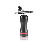 Pulverizador de Pintura, Diseños de compresor de aerógrafo Auto Inicio y detención de la función de parada Reemplace con la batería Dual Action Gun Pen(Part A Black)