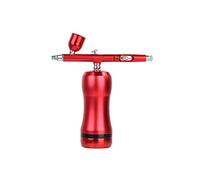 Pulverizador de Pintura, Kit de compresor de aerógrafo Pistola de pulverización de pintura DIY Presión de alta presión Reemplace la batería Mini pincel de aire neumático for maquillaje Cake Cake Car A