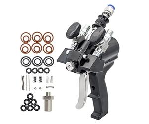Pulverizador de Pintura, Pistola Pulverizadora De Espuma Poliuretano P2 Purga Aire PU Inyección AB Kit Revestimiento Alta Presión Dos Componentes