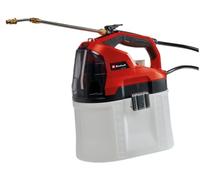 Einhell Pulverizador a presión inalámbrico GE-WS 18/75 Li-Solo Power X-Change (Iones de Litio, Bomba automática, depósito Transparente, Varilla telescópica, sin batería ni Cargador), Multicolor