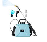 Pulverizador Eléctrico 5 L Pulverizador De Jardín A Batería De Herbicidas Recargable De Mochila Con 3 Boquillas Nebulizadoras, Pulverizadores Portátiles Para Riego De Malezas Para Piscinas, Coches