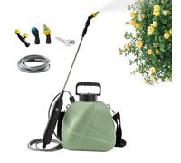 Pulverizador eléctrico, boquilla telescópica ajustable, funciona con batería, modelo portátil de 5 litros, diseño a prueba de fugas, para agricultura, jardinería, cuidado de animales