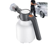 Pulverizador eléctrico de espuma para lavado de coches | 2 L recargable de espuma de alta presión | Pulverizador de espuma para lavado de coches, para casa, cocina, interior, exterior, jardín, terraza