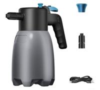 Pulverizador eléctrico de lavado de coche de 2 L, cañones de espuma USB-C recargable, botella de pulverización a presión con boquillas dobles para limpieza automática, jardinería, uso doméstico (1.5 L