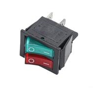 Pulverizador Eléctrico Interruptor de Alimentación - Tipo Rocker, Monopolar o Doble Polo, Carcasa de Plástico, 2.5 x 3.0 cm, para Equipo de Pulverización Eléctrica (Modelos A/B/C/D) (C)