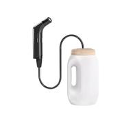 Pulverizador eléctrico portátil para bidé, capacidad de 2,5 L, recargable, blanco y negro