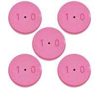 Pulverizador Elite para porcelana para pulverización, atomización agrícola, presión de construcción de loza de larga duración, paquete de 5 boquillas de ajuste de precisión de uso persistente (1.0 (18