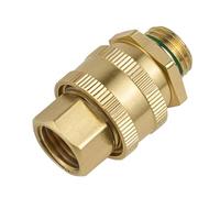 Pulverizador extraíble Conector mecánico Junta giratoria Latón Conector rápido Accesorios de tubería doméstica Acoplamiento de unión de latón de alta presión