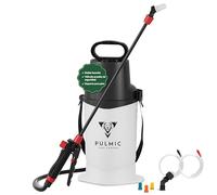 Pulverizador Industrial 5L PULMIC 7 Hydra - Pulverizador de Presión Previa con Espuma y Spray, Boquillas Intercambiables, Lanza Fibra de Vidrio, Uso Profesional Limpieza y Jardinería