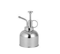 Pulverizador Plantas Metal 250 ml, Plata | acero inoxidable 304, hidratación plantas, aleación zinc, rociado manual tipo niebla, jardinería, exterior