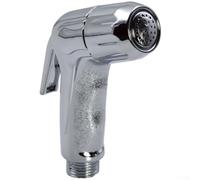 Pulverizador portátil de bidé de inodoro de acero inoxidable con diseño de pulverización horizontal para uso práctico en necesidades personales y posteriores al inodoro (plata)