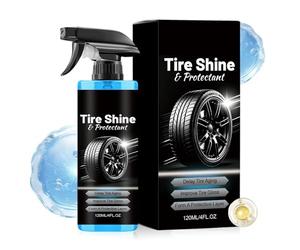 Pulverizador restaurador de llantas de 120 ml, espray de apósito de neumáticos, motocicleta, camión, bicicleta, sedán, RV, SUV, hogar, taller, garaje, todoterreno,