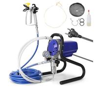 PULVERIZADOR sin aire de alta presión, máquina de pulverización de pintura eléctrica, pistola pulverizadora de pintura con manómetro,Pulverización uniforme