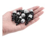 Pulverizadores de agua para riego por goteo de jardín, 50 piezas, boquillas de plástico compatibles con tubos de 4 mm/7 mm para una distribución y refrigeración eficientes del agua