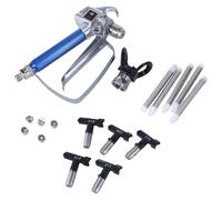 Pulverizadores de pintura sin aire, soporte de boquilla con boquilla y protector de punta, spray para pinturas, esmaltes, madera, boquillas sin aire