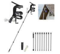 Pulverizadors para extensión de lata de aerosol, Adaptador de lata de aerosol ajustable, varilla telescópica de 3,25 m, soporte versátil para espuma de avispas/avispones/pintura