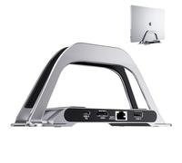 PULWTOP Estación Acoplamiento,HUB USB C 10 En 1 con Soporte para Computadora Desmontable,HDMI 4K@30Hz,USB 3.0,SD/TF,Gigabit Ethernet,PD 100W,para Computadora Portátil DELL/HP/Macbook Pro/iPad