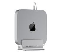PULWTOP Hub USB C para Mac Mini M1/M2, Adaptador de concentrador USB 5 en 1 Compatible con expansión SSD M.2 NVMe, USB C HUB con 2 USB C de 10 Gbps, Lector de Tarjetas SD/TF, SSD M.2 (No Incluido)