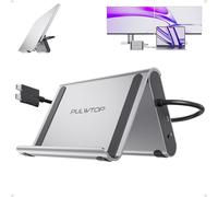 PULWTOP MacBook Docking Station Dual Monitor 4K@60Hz para MacBook Pro/Air M3 Pro/M4, Computadora Portátil USB C Dock con 2 HDMI, PD, Ethernet, USB A/C 10Gbps, Audio, SD/TF, USB 2.0
