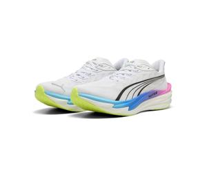 Puma ディヴィエイト ニトロ 4 312123 Zapatillas para Correr para Hombre, 26 colores Primavera/Verano PUMA White/Poison Pink/Ultra Azul (10), 42.5 EU
