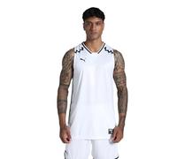 PUMA Camiseta de Baloncesto Hoops Team Hombre M White