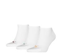 PUMA 261080001 Calcetines para Zapatillas, Blanco Combo, 43-46 (Pack de 3) Unisex