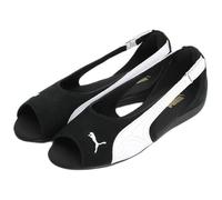PUMA 404839 Speedcat - Sandalias para mujer, puma negro, puma blanco, 22.0 cm