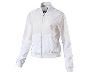 Puma 516422 02 Chaqueta, Mujer, Blanco, M