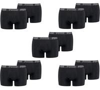PUMA 521015001 - Calzoncillos tipo bóxer para hombre (10 unidades), - 230 negro / negro, XL