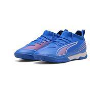 PUMA 6 Match It + Mid Jr, Zapatillas de fútbol, Ultra Blue White Glowing Red, 33 EU