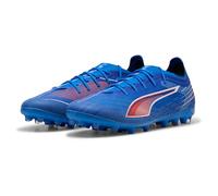 PUMA 6 Pro MG, Zapatillas de fútbol Unisex Adulto, Ultra Blue White Glowing Red, 42 EU