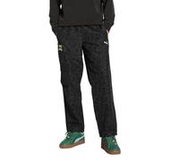 Puma 630103 Pantalones largos deportivos casuales para hombre, ajuste relajado, X TMNT PUMATECH Pantalones cargo relajados WV OP, 25 Primavera Verano Color Puma Negro (01), S