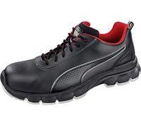 Puma 640521 - 202 - 44 "Pioneer, zapatos de seguridad baja s3, ESD SRC, tamaño 9,5, Negro/Rojo/Blanco