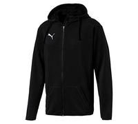 PUMA 655771 03 - Sudadera Hombre, Negro (Puma Black-puma White), L